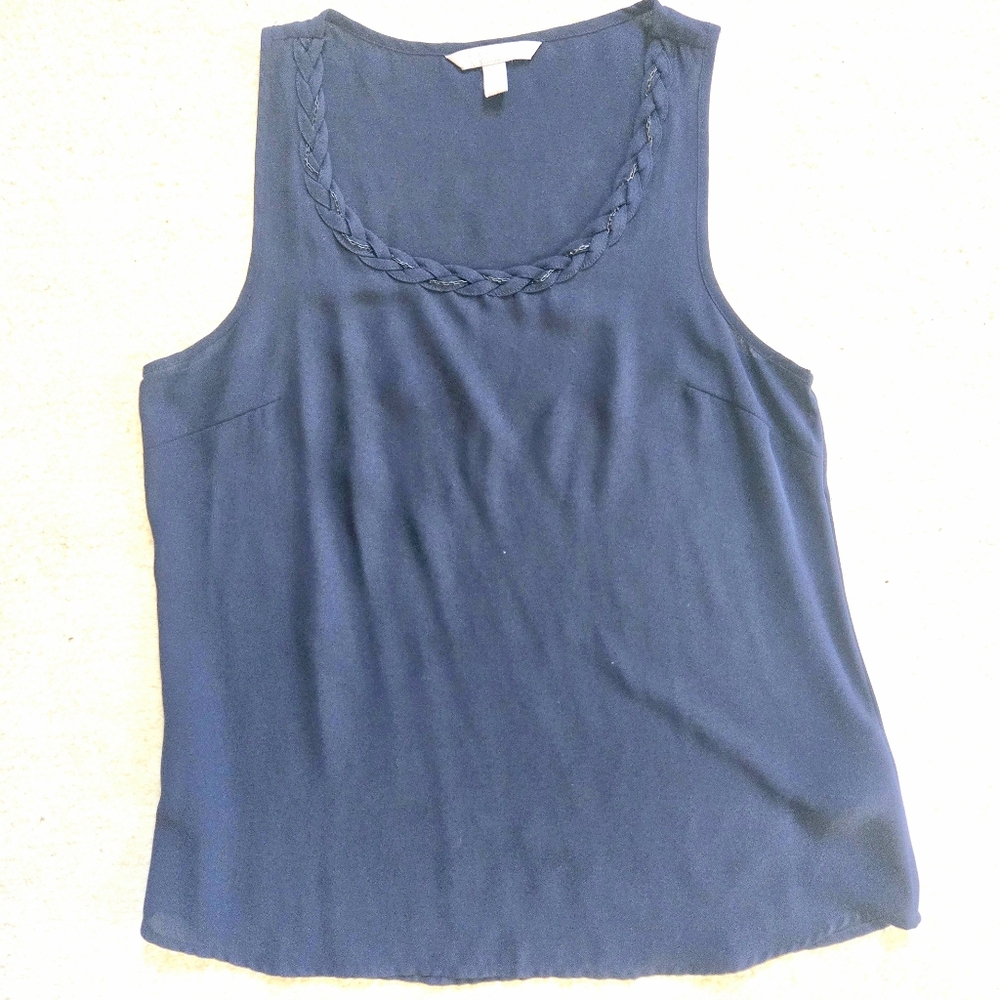 Banana Republic Navy Blue Sleeveless Top